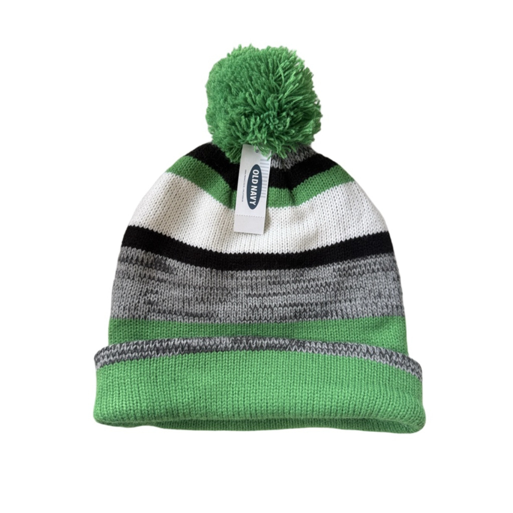 NWT Men’s Old Navy Winter SKI POM POM BEANIE
MEAN Green Gray